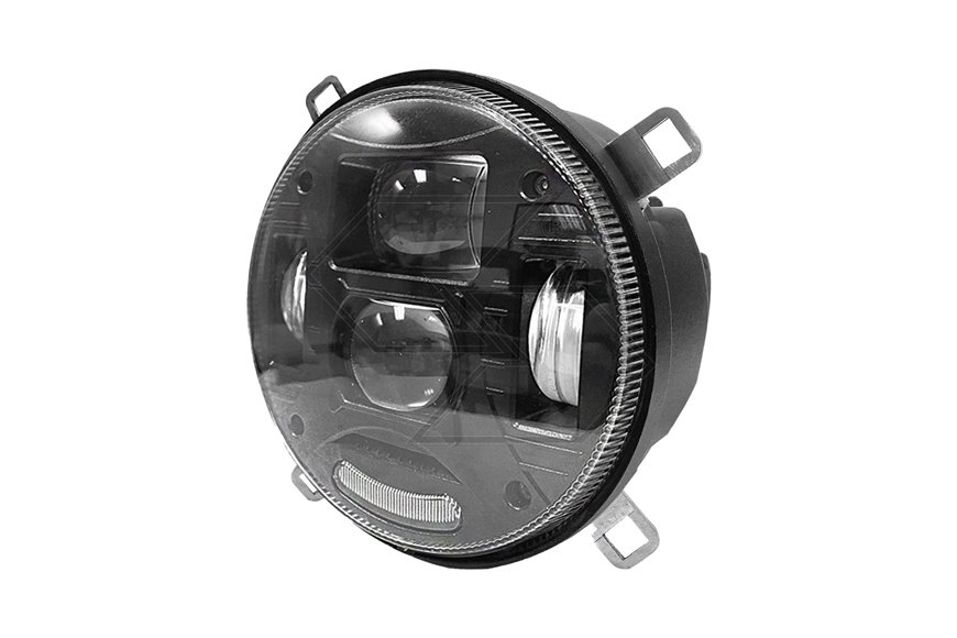 Faro LED Ø133×84mm att. C, 30–55W, 1650–2500 lm (senza supporto), IP69K