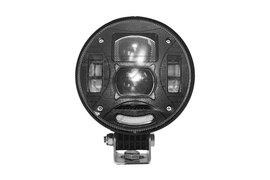 Faro LED Ø133×84mm att. E, 30–55W, 1650–2500 lm (senza supporto), IP69K