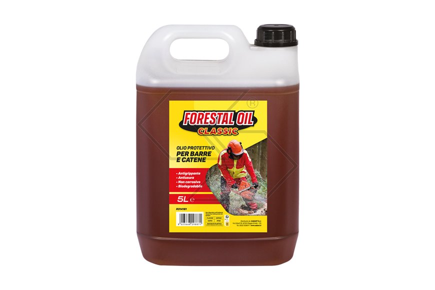 Olio protettivo Forestal Classic per catena da motosega - 5 litri