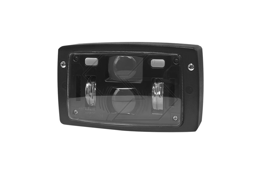 Faro LED da lavoro Ø185×102×82mm, 30–55W, 1500–2400 lm, IP69K