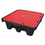 Vasca di contenimento per fusti ed IBC - 450 litri (4 fusti)