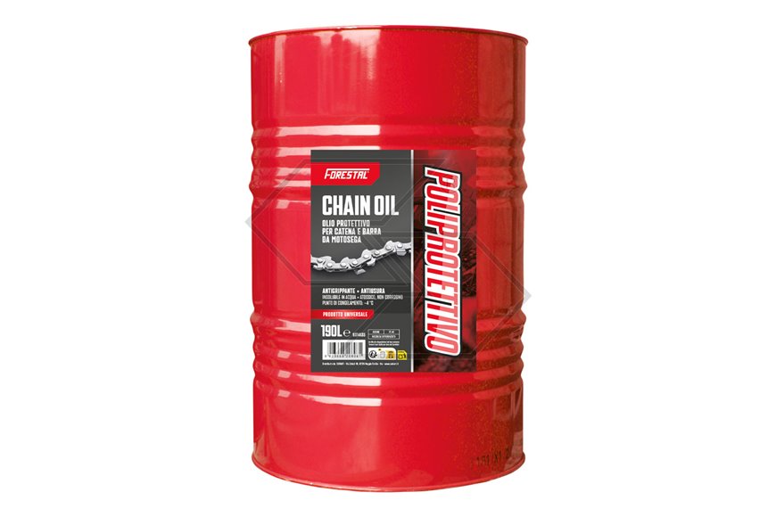 Olio poliprotettivo per catena da motosega - 190 litri