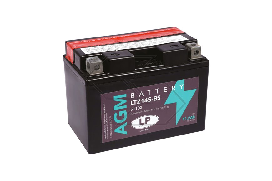 Batteria LTZ14-BS - 11,2 Ah - 12 V adattabile MTD