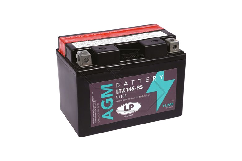 Batteria LTZ14-BS - 11,2 Ah - 12 V adattabile MTD
