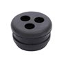 Gommino Passatubi Ø 19 mm con 3 Fori da 4 mm