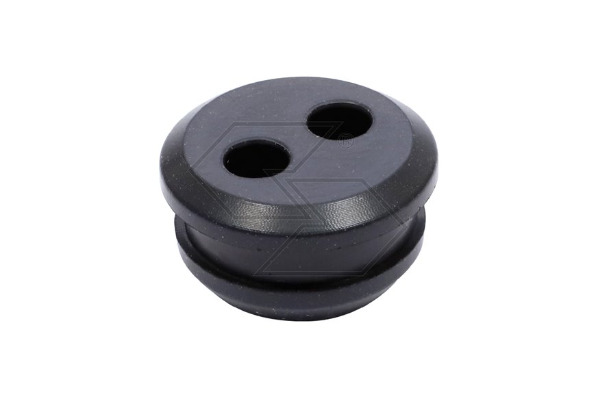 Gommino Passatubi Ø 18 mm con 2 Fori da 5 mm