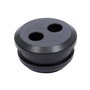 Gommino Passatubi Ø 18 mm con 2 Fori da 5 mm