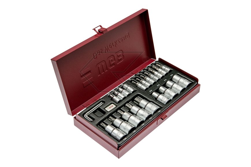 Set 23 pezzi bussole Torx M - F - 9291643