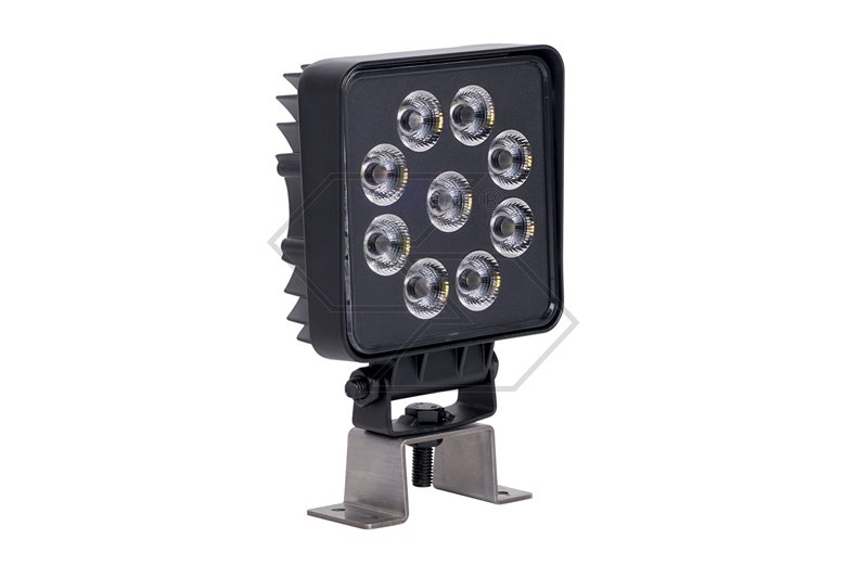 Faro lavoro 9 led doppia luce 22W quadro