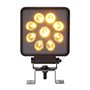 Faro lavoro 9 led doppia luce 22W quadro