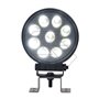 Faro lavoro 9 led doppia luce 22W tondo