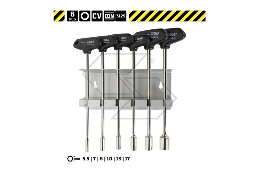 Set 6 pezzi chiave A T 5,5-17 - 9011070