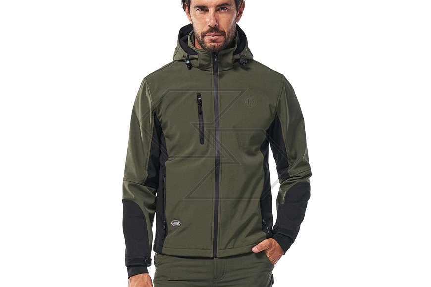 Giacca in Softshell Verde Logica tg. S