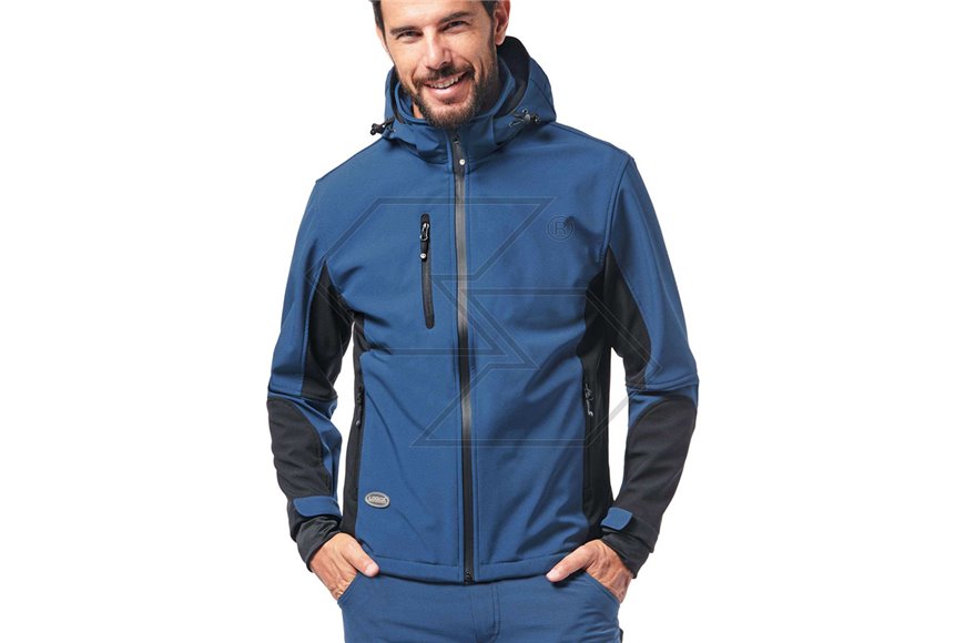 Giacca in Softshell blu Logica tg. S