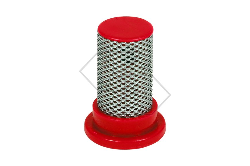Filtro A Cilin.30Mesh Rosso C/Valv