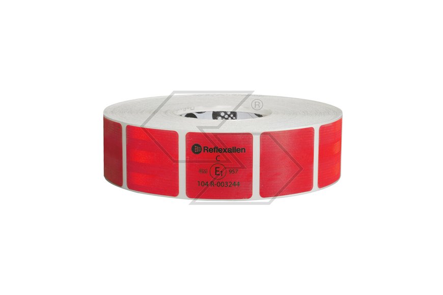 Nastro Rosso Ece-104 50Mx50Mm Segm