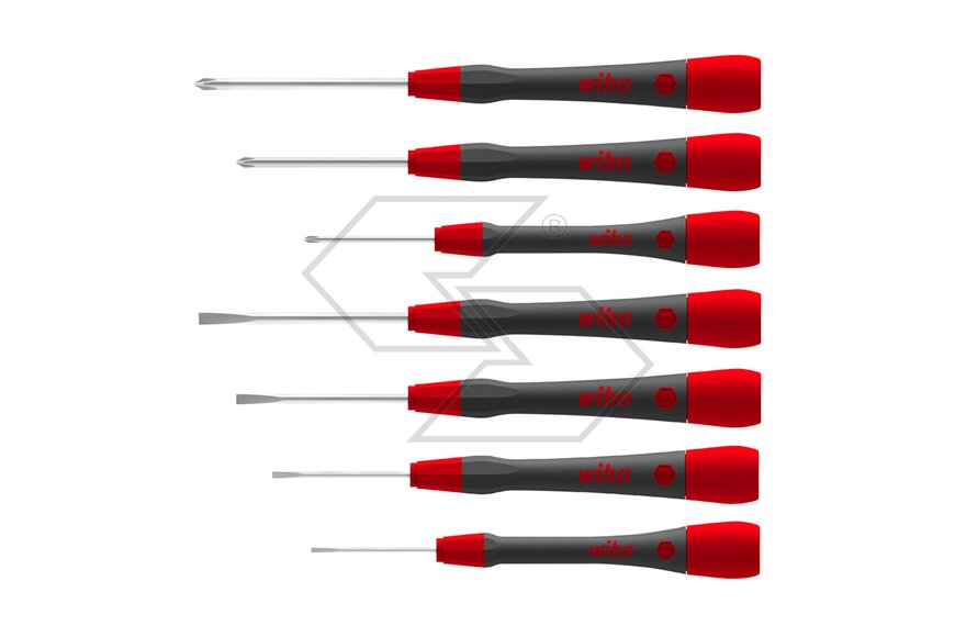 Set Cacciaviti Fini A Taglio 7 Pz.