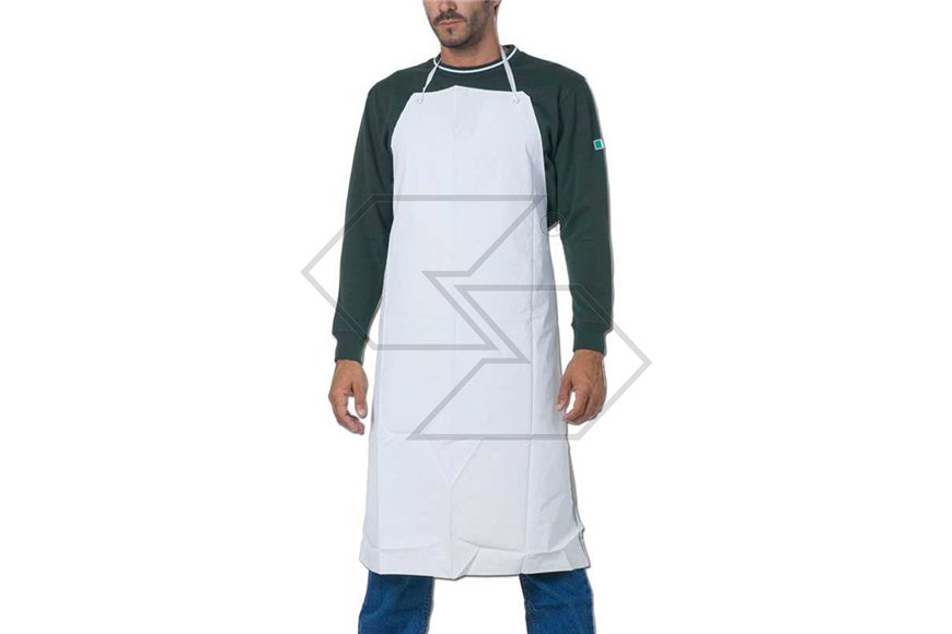Grembiule da lavoro bianco