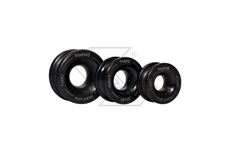Anelli di fissaggio per tree-climbing - Ø 14x40 mm - Ø fune 12 mm