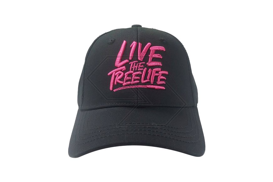 Cappello con visiera "Live the Tree Life" - Grigio - Taglia Unica