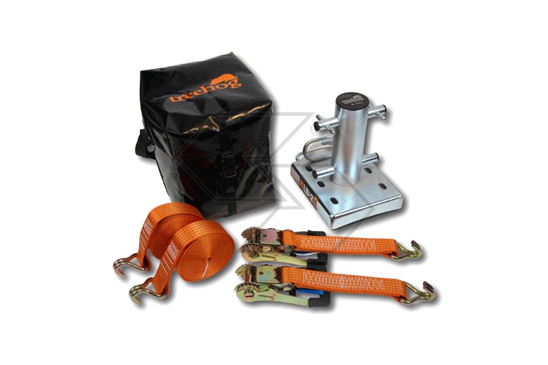 Frizione per corde con cinghie a cricchetto per tree-climbing
