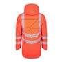 Giacca impermeabile Breathedry - Arancione Hi-Vis - Taglia M