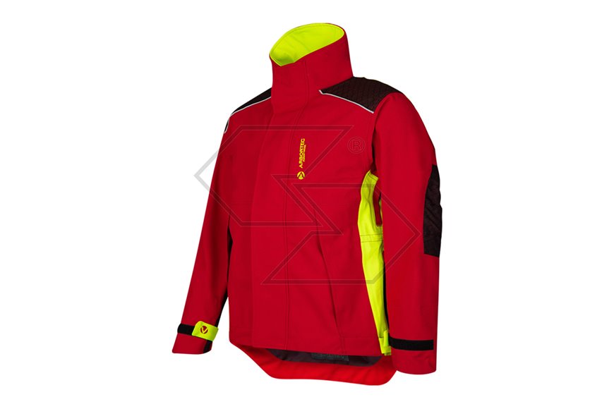 Giacca impermeabile full-zip Breathedry HD - Rosso-Giallo - Taglia M