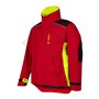 Giacca impermeabile full-zip Breathedry HD - Rosso-Giallo - Taglia S