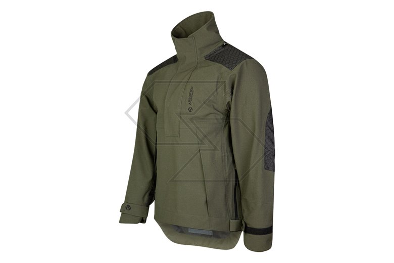 Giacca impermeabile half-zip Breathedry HD - Oliva - Taglia L