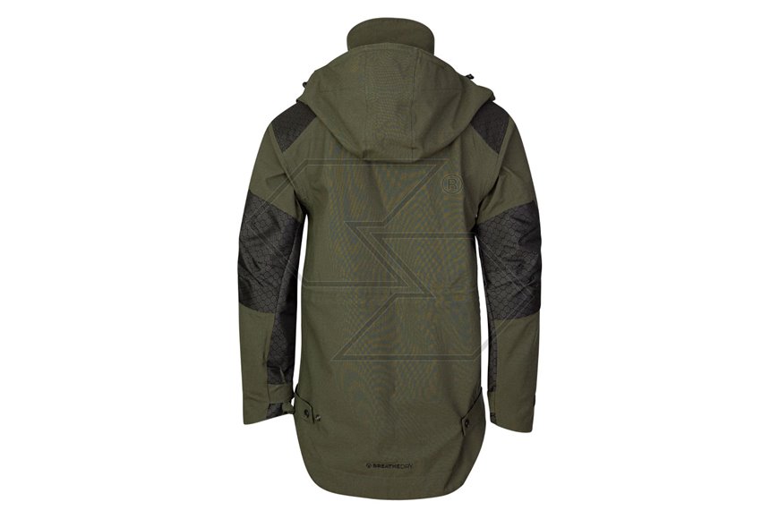 Giacca impermeabile half-zip Breathedry HD - Oliva - Taglia M