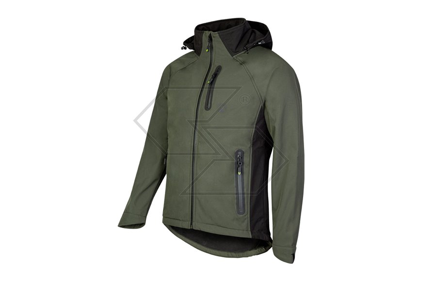 Giacca softshell impermeabile Caiman - Oliva - Taglia S