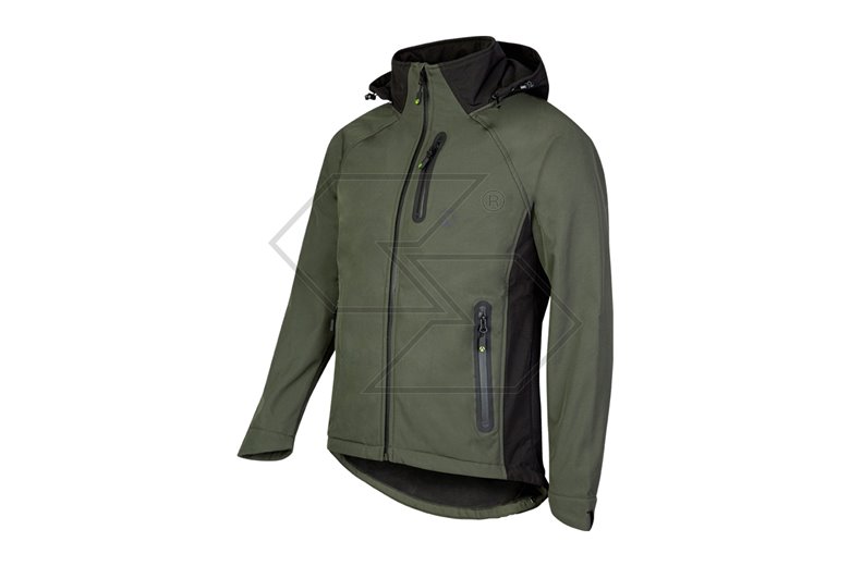 Giacca softshell impermeabile Caiman - Oliva - Taglia S