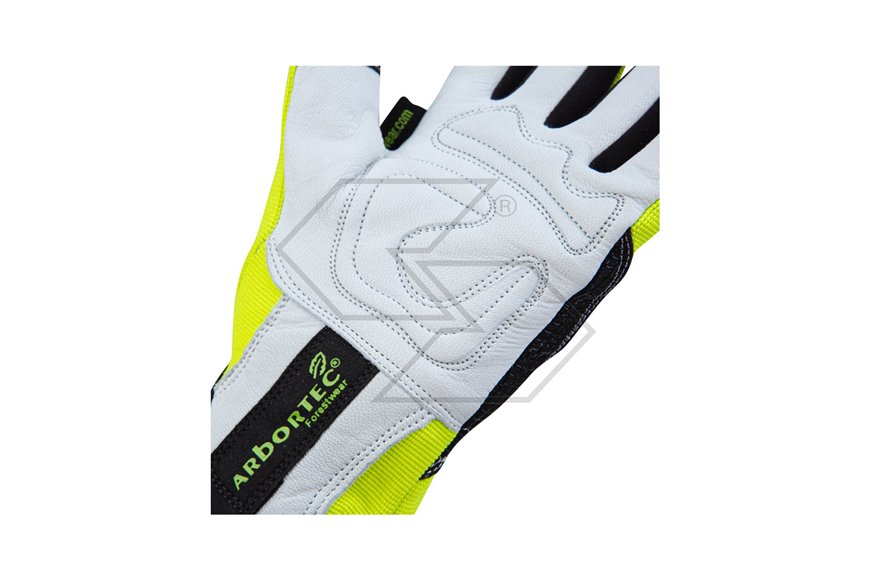 Guanti antitaglio da motosega XT - Classe 0 (16 ms) - Nero-Lime - Taglia 9