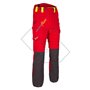 Pantalone antitaglio Breatheflex Classe 1 (20 ms) - Rosso - Taglia M (Regular)