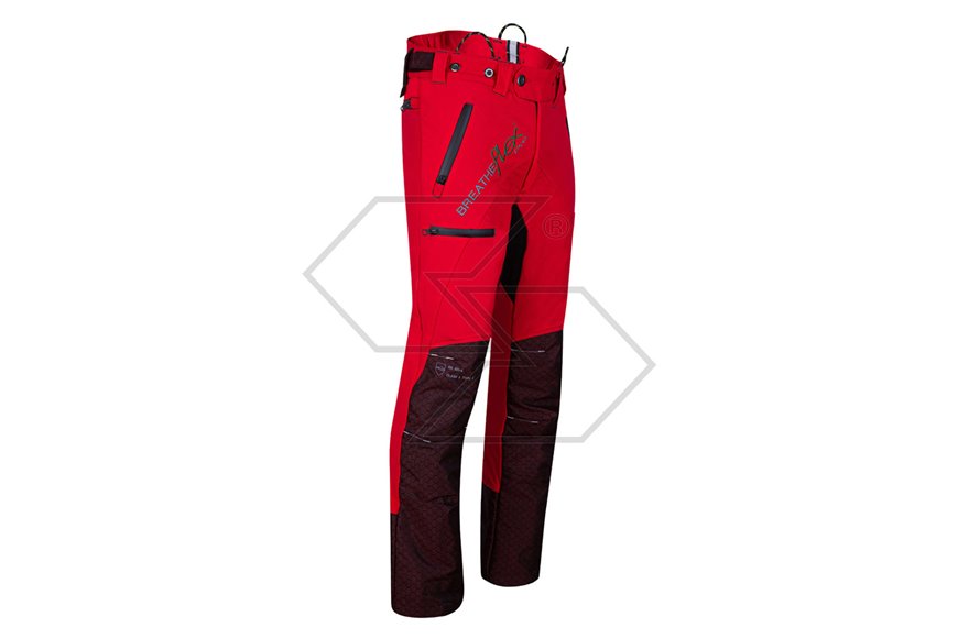 Pantalone antitaglio Breatheflex Pro Freestyle Classe 1 (20 ms) - Rosso - Taglia M (Regular)