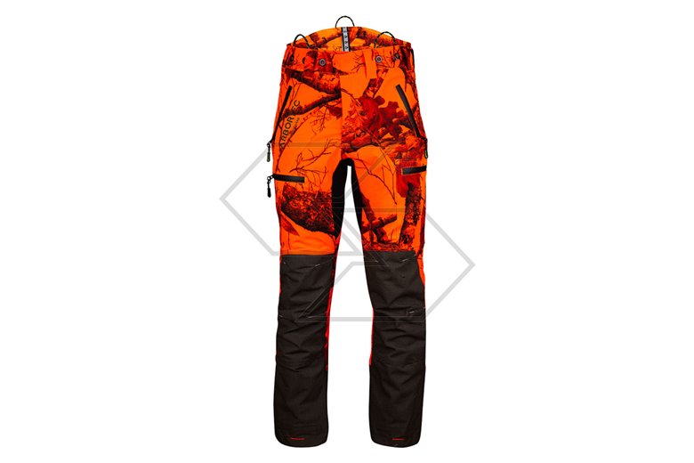 Pantalone antitaglio Breatheflex Pro Realtree Classe 1 (20 ms) - Arancione - Taglia S (Regular)