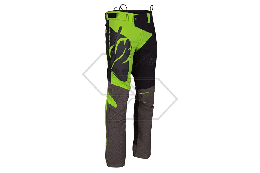 Pantalone tecnico Arborflex Skins Pro - Nero-Lime - Taglia S (Regular)
