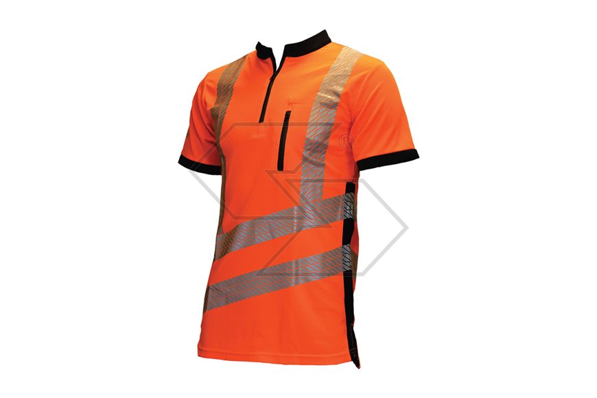T-Shirt alta visibilità - Arancione Hi-Vis - Taglia S