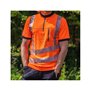 T-Shirt alta visibilità - Arancione Hi-Vis - Taglia S
