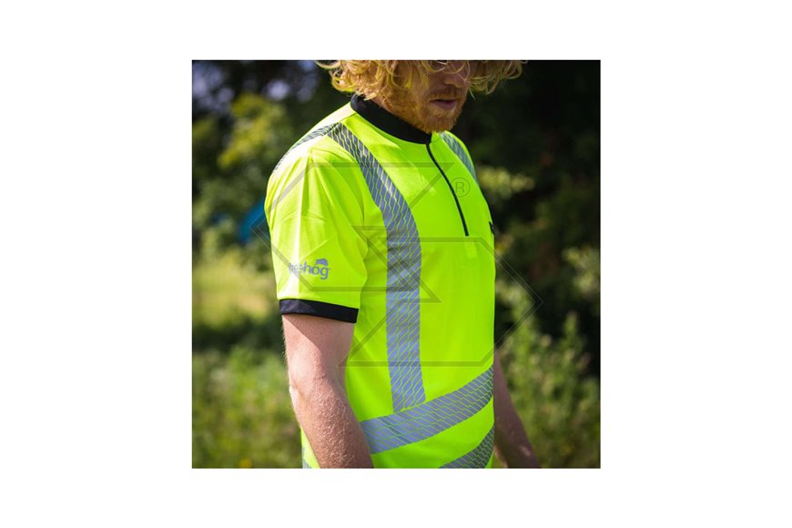 T-Shirt alta visibilità - Giallo Hi-Vis - Taglia M