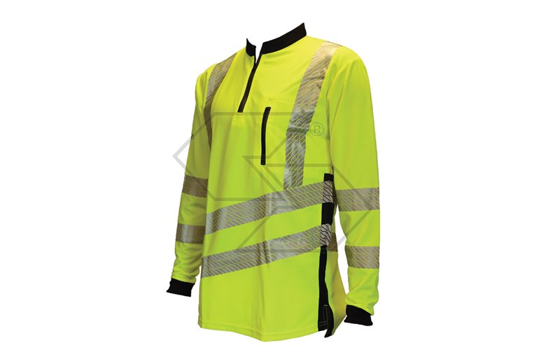 T-Shirt manica lunga alta visibilità - Giallo Hi-Vis - Taglia 2XL