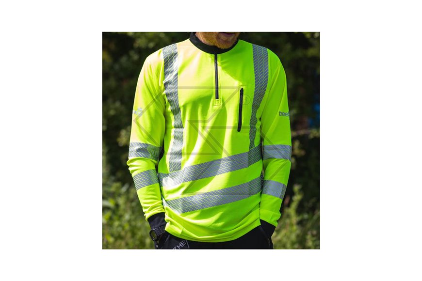 T-Shirt manica lunga alta visibilità - Giallo Hi-Vis - Taglia 2XL