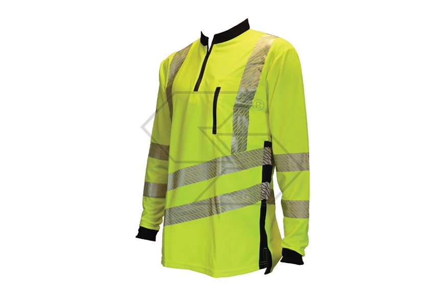 T-Shirt manica lunga alta visibilità - Giallo Hi-Vis - Taglia L