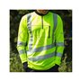 T-Shirt manica lunga alta visibilità - Giallo Hi-Vis - Taglia S