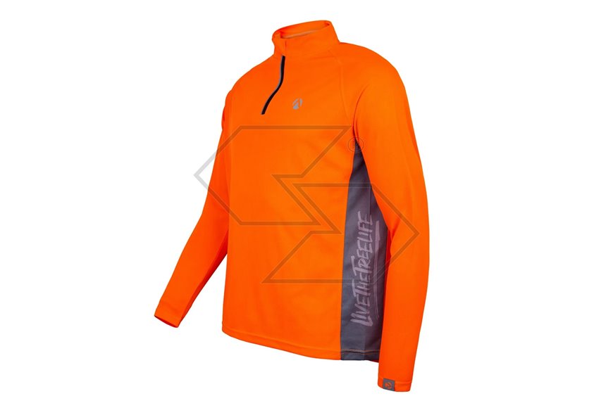 T-shirt tecnica Performance T manica lunga Arancione Arbortec - Taglia M