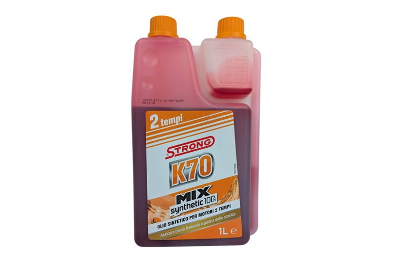 Oil Strong K70 Mix Synthetic Synthetic For Engines 2T - 1 Liter With Dispenser - Rif. R331158