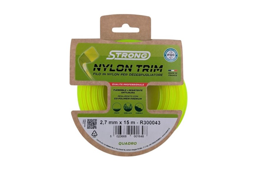 Strong Brush Cutter Line - Ø 2.7 mm x 15 m - Square - Blister