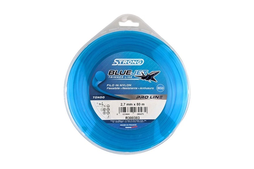 Strong Blue Jet Brush Cutter Line - Ø 2.7 mm x 80 m - Round - Spool