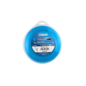 Strong Blue Jet Brush Cutter Line - Ø 3.0 mm x 50 m - Square - Valve