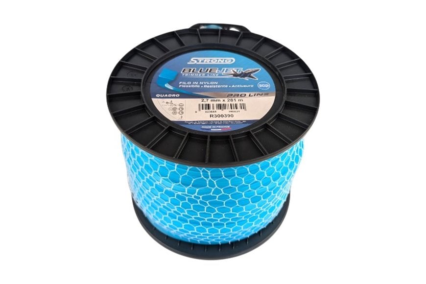 Hilo para desbrozadora Strong Blue Jet - Ø 2,7 mm - Cuadrado - Bobina de 2 kg